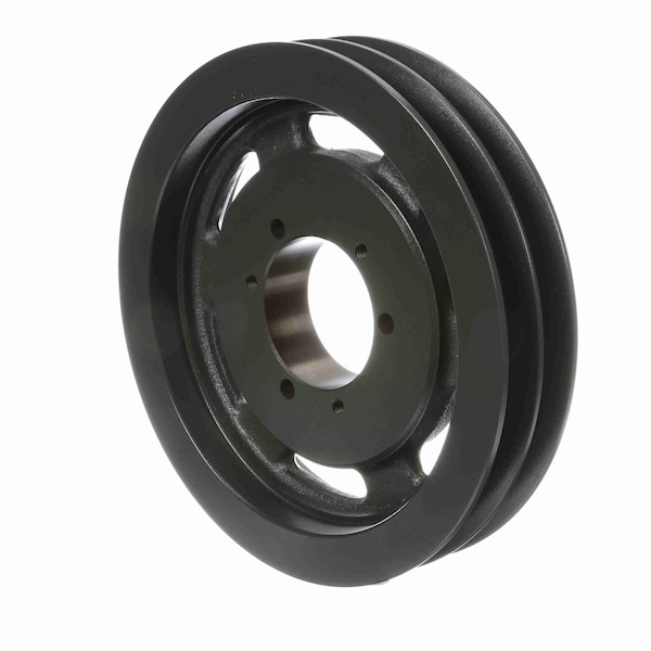 2 Groove Cast Iron Bushed Bore Multiple Sheave, 2C105SF